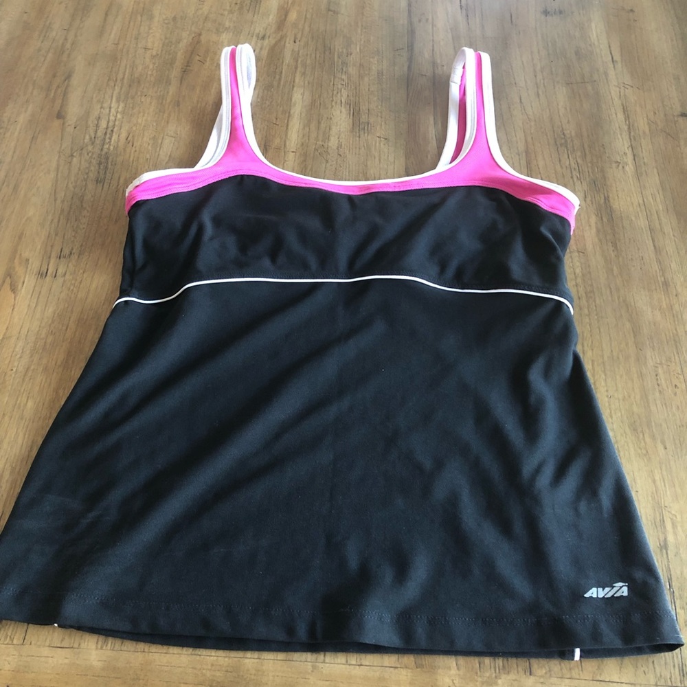 Avia Workout Top with Built-In Bra